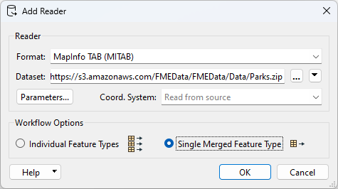 Adding a MapInfo TAB reader